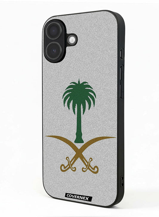 Apple iPhone 17 Protective Case Cover Printed Featuring Saudi Arabian National Emblem