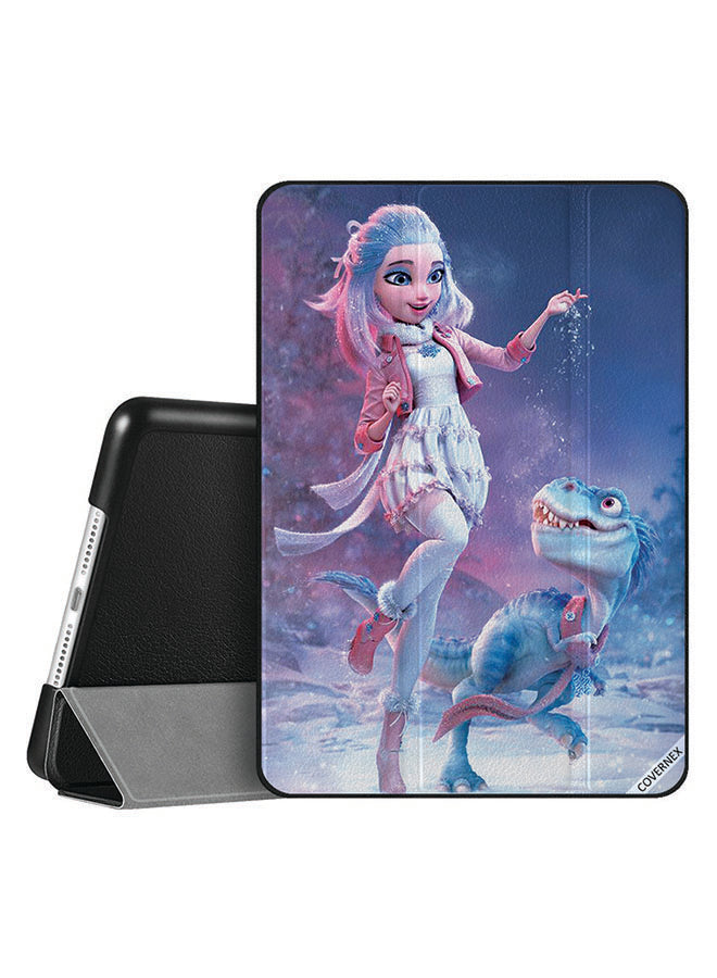 Apple iPad 10.2 9th generation Case Cover Girl And Dragon