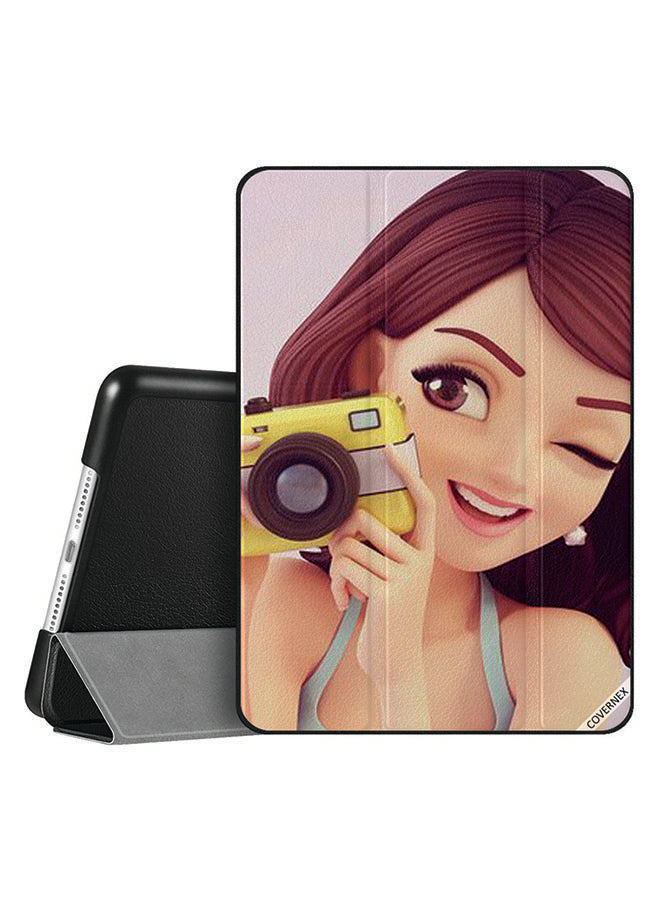 Apple iPad 10.2 9th generation Case Cover Girl Clicking And Smiling