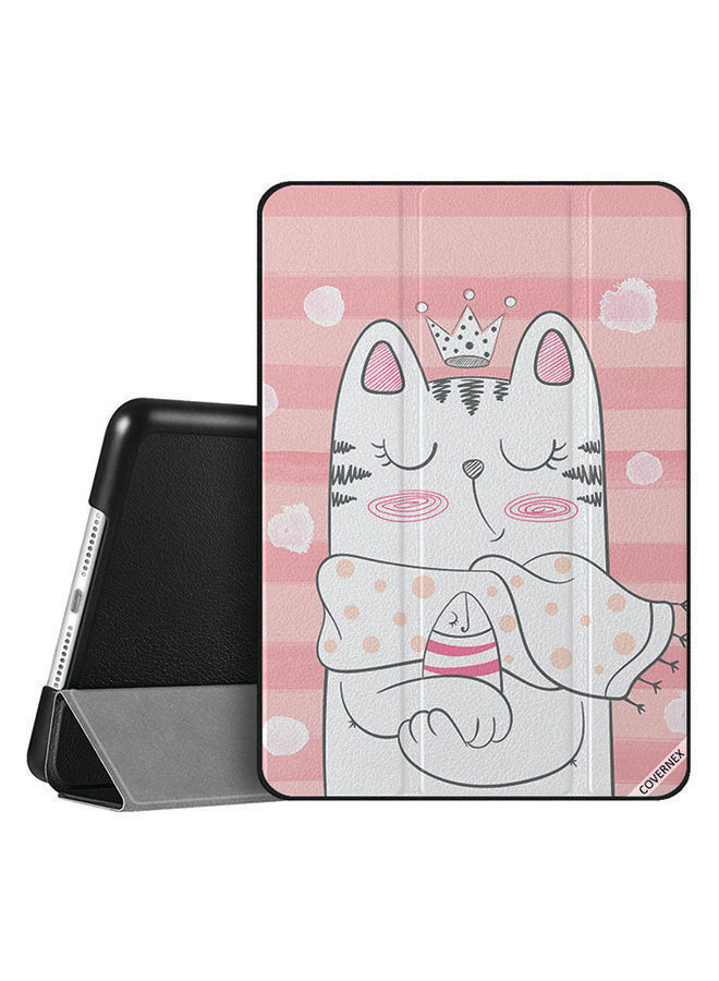 Apple iPad 10.2 9th generation Case Cover Lady Cat