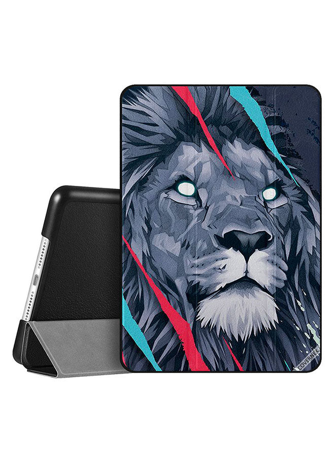 Apple iPad 10.2 9th generation Case Cover Lion Drwaing