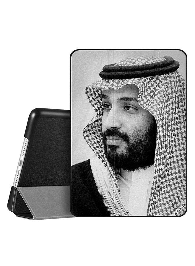 Apple iPad 10.2 9th generation Case Cover Muhammad Bin Salman B&w