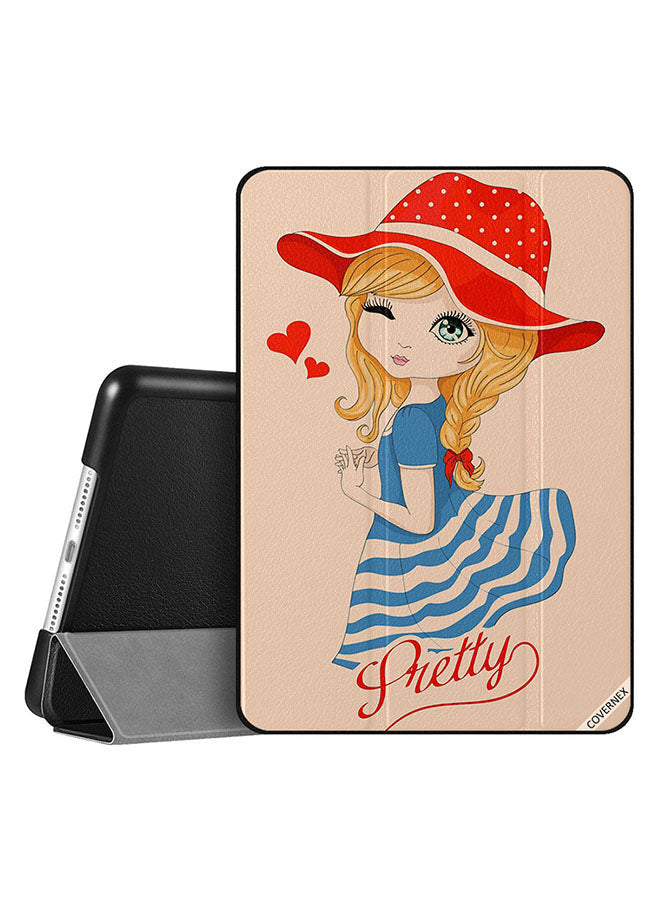 Apple iPad 10.2 9th generation Case Cover Pretty Girl Looking Back