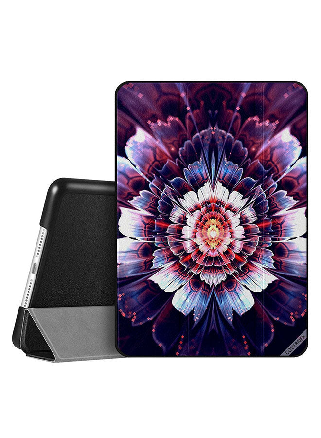 Apple iPad 10.2 9th generation Case Cover Purple Flower Art