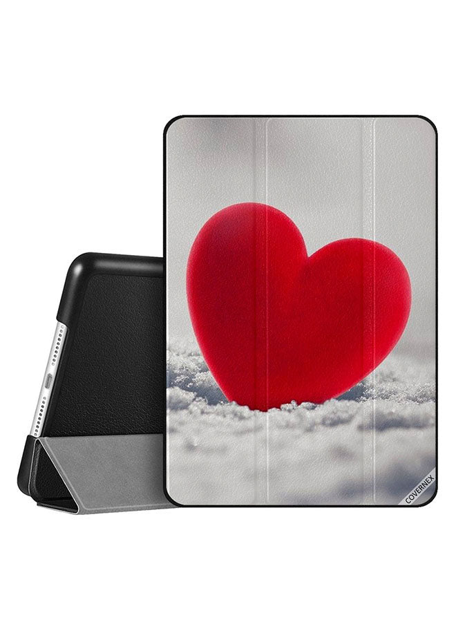 Apple iPad 10.2 9th generation Case Cover Red Love Heart