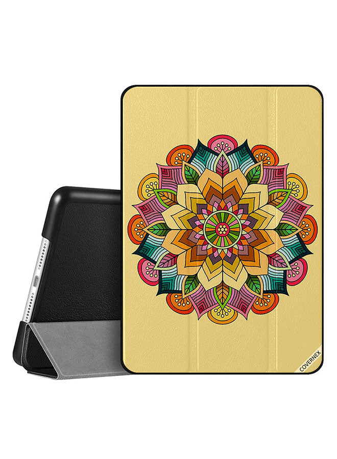 Apple iPad 10.2 9th generation Case Cover Round Mandala Pattern