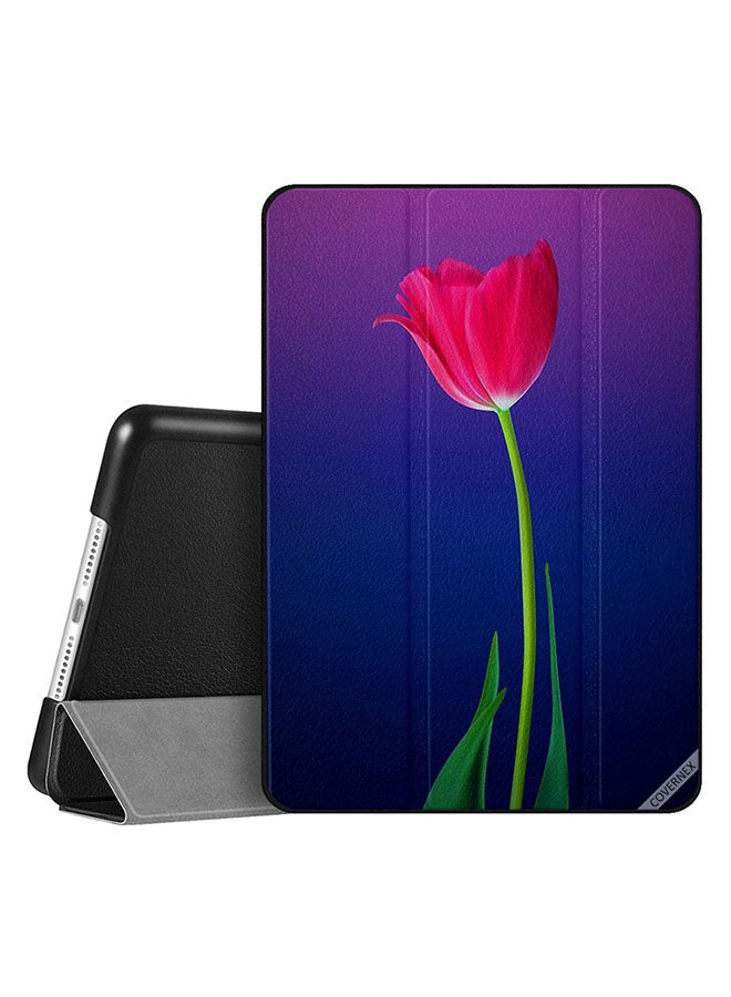 Apple iPad 10.2 9th generation Case Cover Small Pink Red Flower