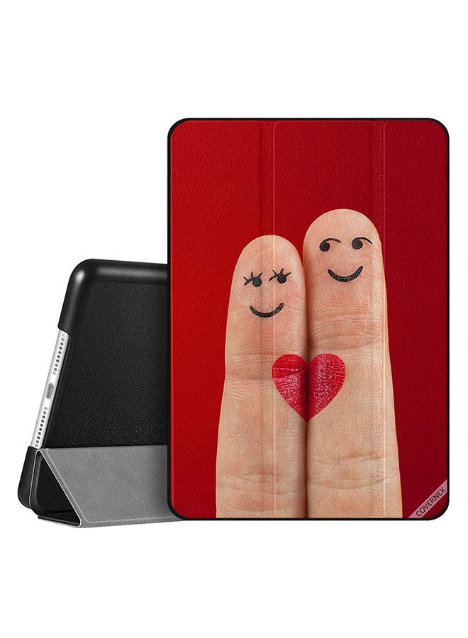 Apple iPad 10.2 9th generation Case Cover Two Finger Heart
