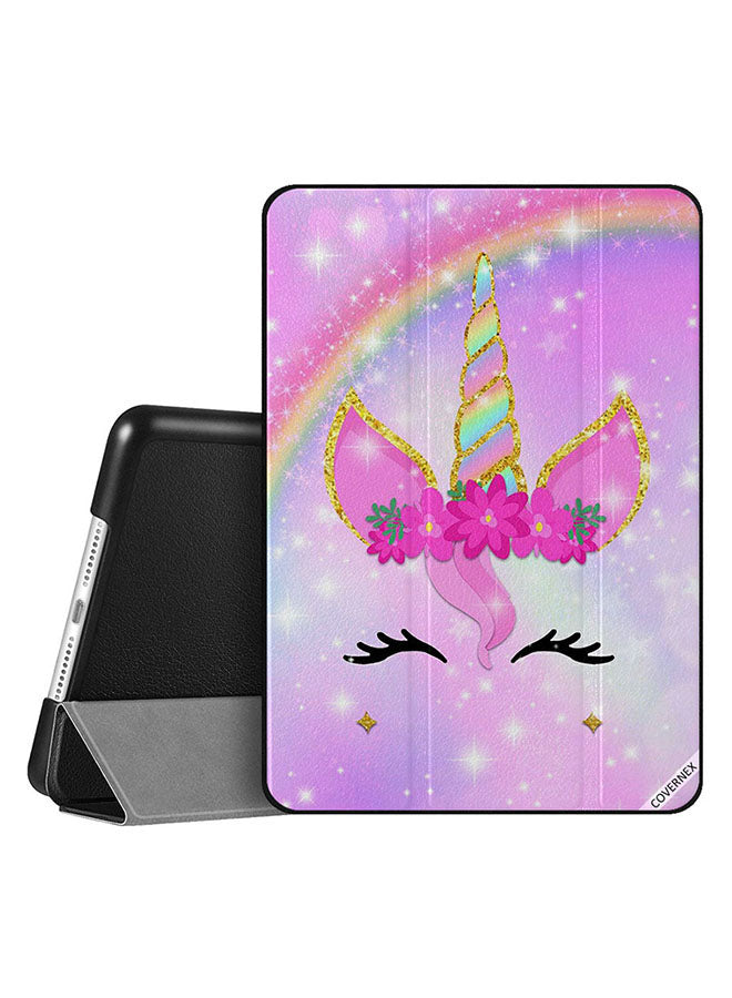 Apple iPad 10.2 9th generation Case Cover Unicirn & Rainbow Art