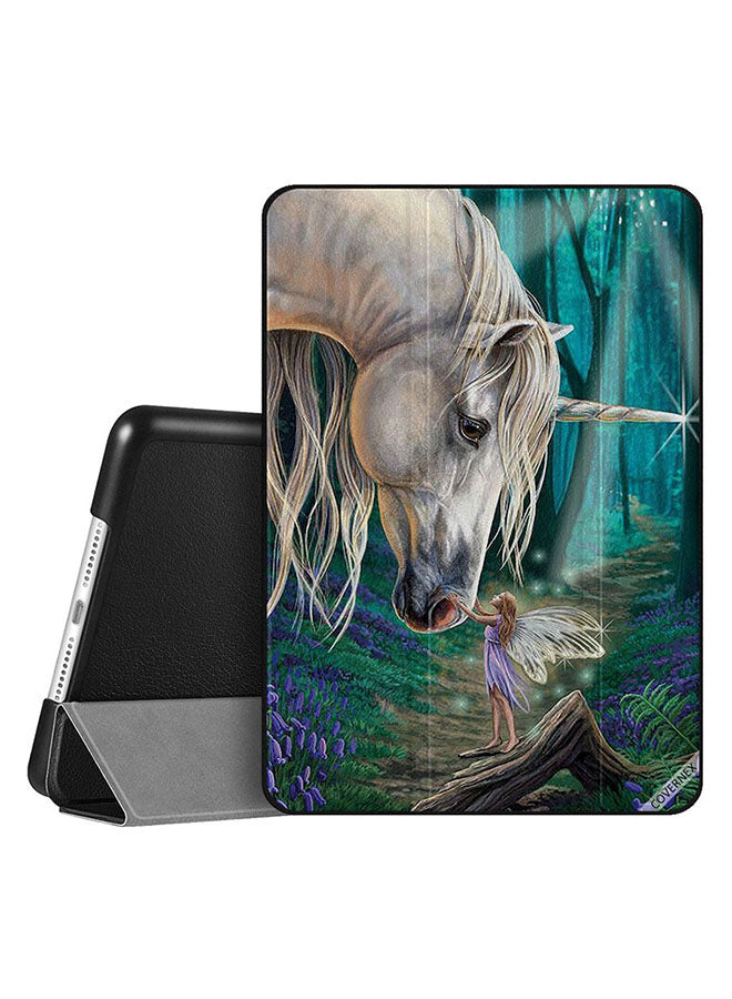 Apple iPad 10.2 9th generation Case Cover Unicorn Girl Loving Her Unicorn