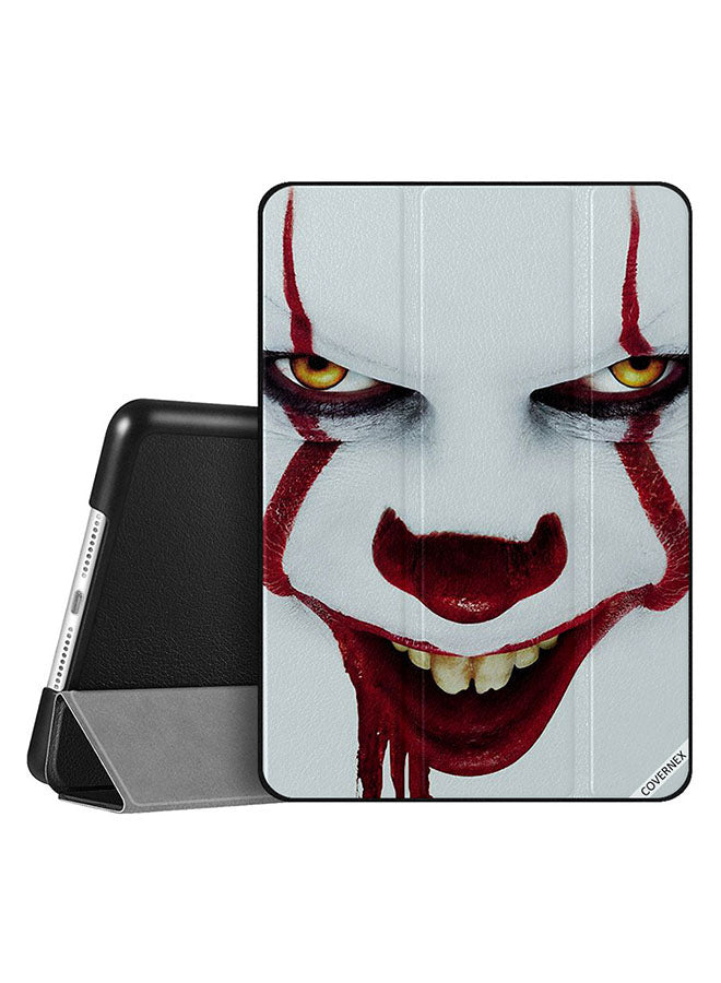 Apple iPad 10.2 9th generation Case Cover White & Red Face
