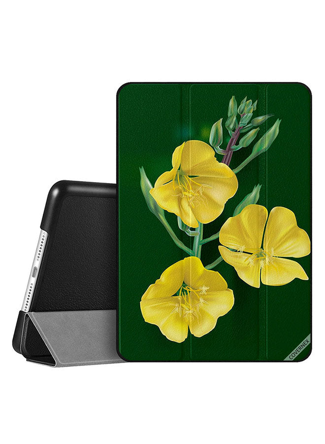 Apple iPad 10.2 9th generation Case Cover Yellow Small Flowers