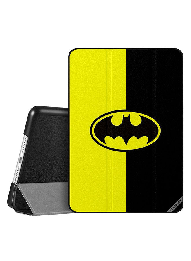 Apple iPad 10.2 9th generation Case Cover Batman Logo Black & Yellow