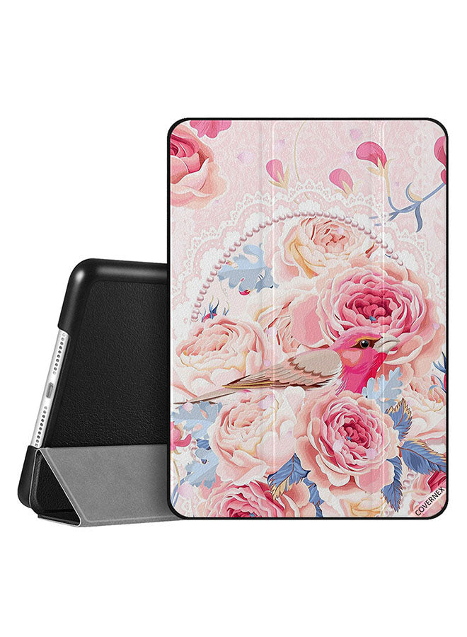Apple iPad 10.2 9th generation Case Cover Bird In Pink Flowers