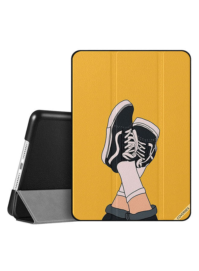 Apple iPad 10.2 9th generation Case Cover Blask Canva Shoes