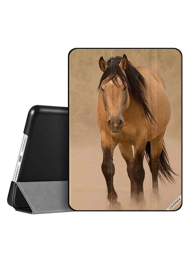 Apple iPad 10.2 9th generation Case Cover Brown Horse