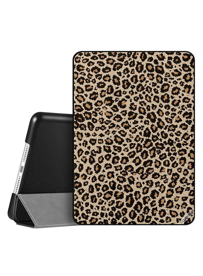 Apple iPad 10.2 9th generation Case Cover Brown Leopard Pattern