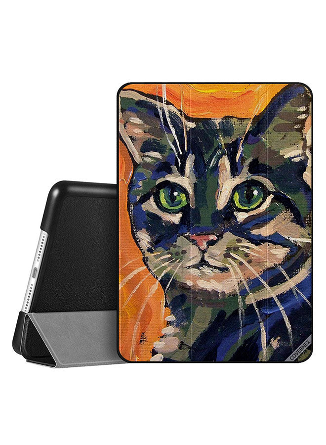 Apple iPad 10.2 9th generation Case Cover Cat Paint Art