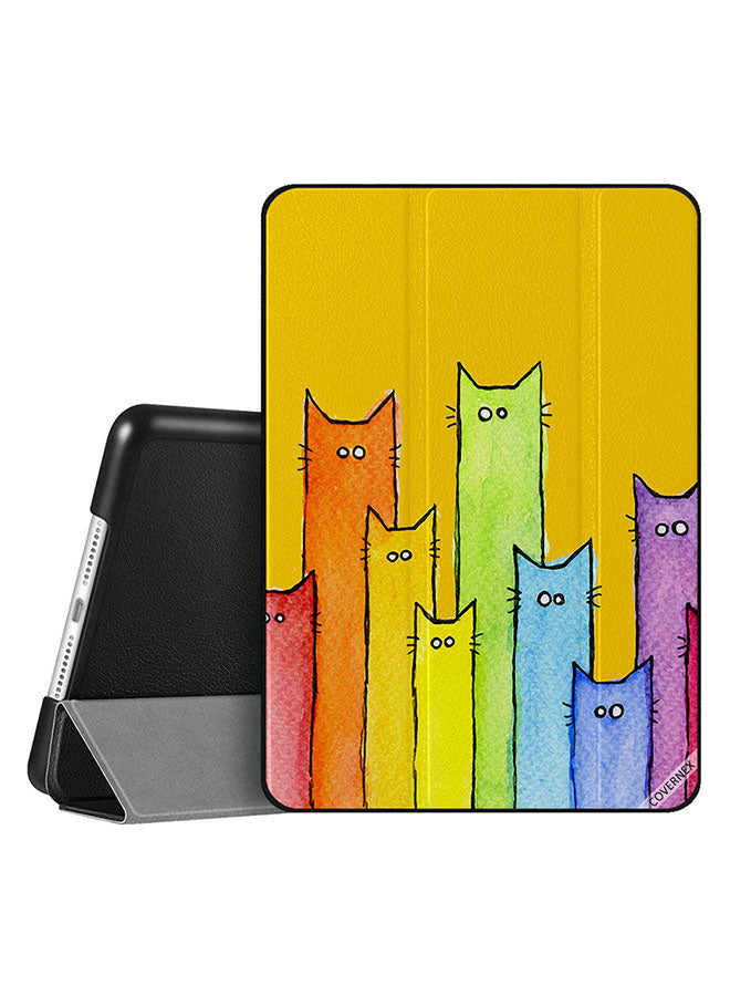 Apple iPad 10.2 9th generation Case Cover Colorfull Cats Art