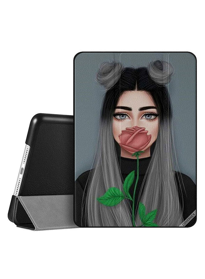 Apple iPad 10.2 9th generation Case Cover Cover Mouth With Rose