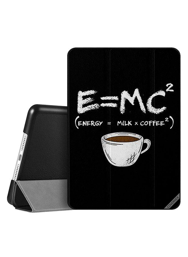 Apple iPad 10.2 9th generation Case Cover E=mc2 Coffee