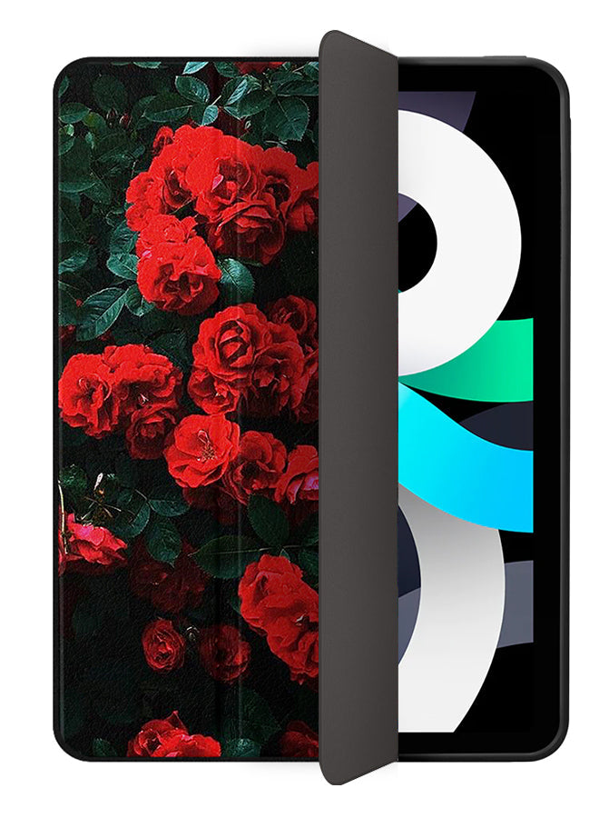Apple iPad Air 10.9 4th generation Case Cover Garden Red Roses