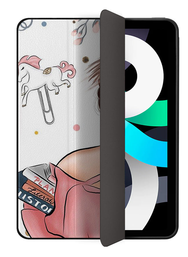 Apple iPad Air 10.9 4th generation Case Cover Girl Holding Books