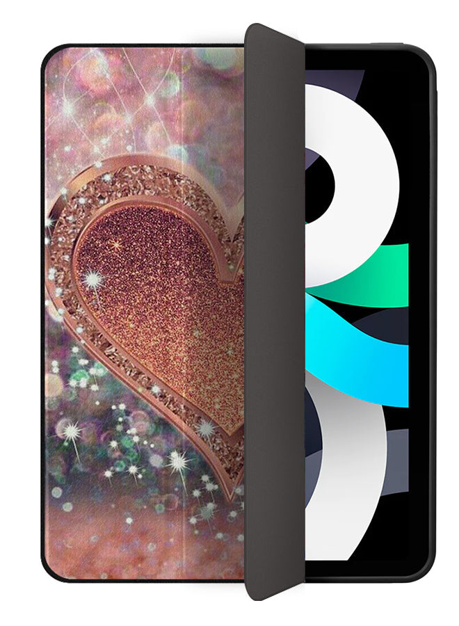 Apple iPad Air 10.9 4th generation Case Cover Golden Heart