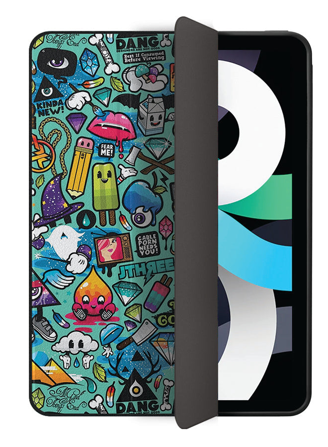 Apple iPad Air 10.9 4th generation Case Cover Kids Doodle