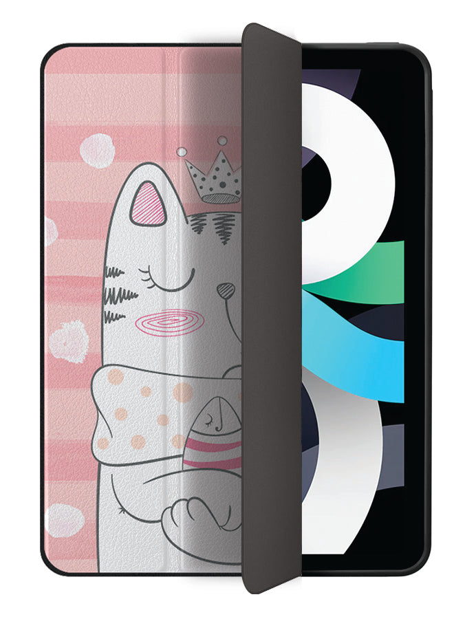 Apple iPad Air 10.9 4th generation Case Cover Lady Cat