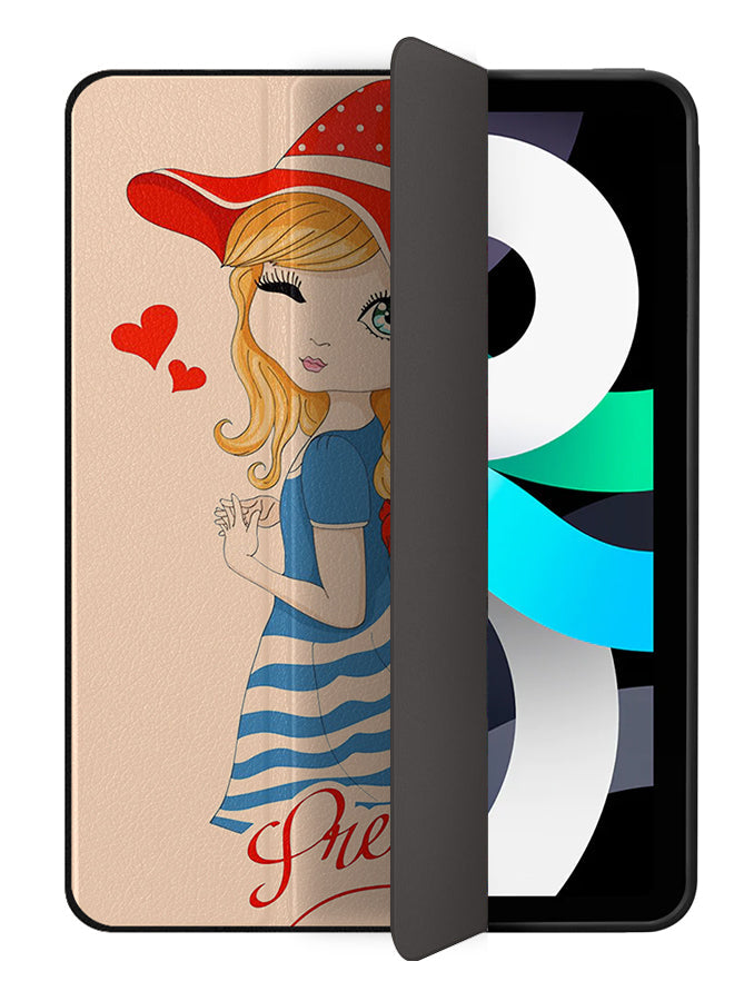 Apple iPad Air 10.9 4th generation Case Cover Pretty Girl Looking Back