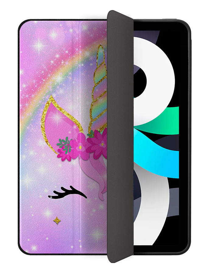 Apple iPad Air 10.9 5th generation Case Cover Unicirn & Rainbow Art
