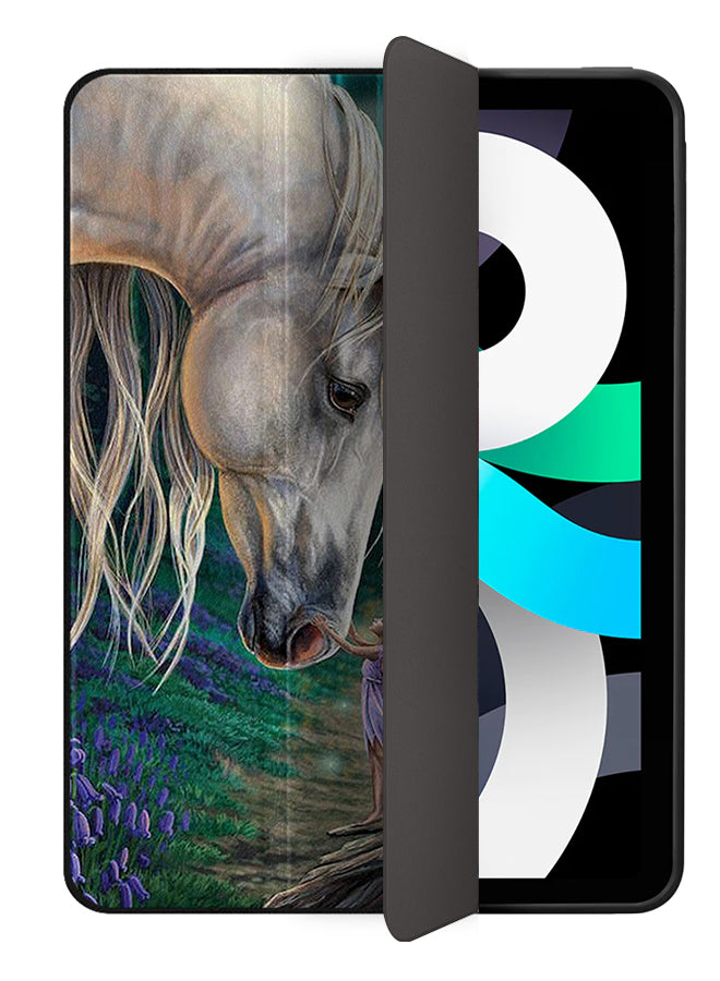 Apple iPad Air 10.9 4th generation Case Cover Unicorn Girl Loving Her Unicorn