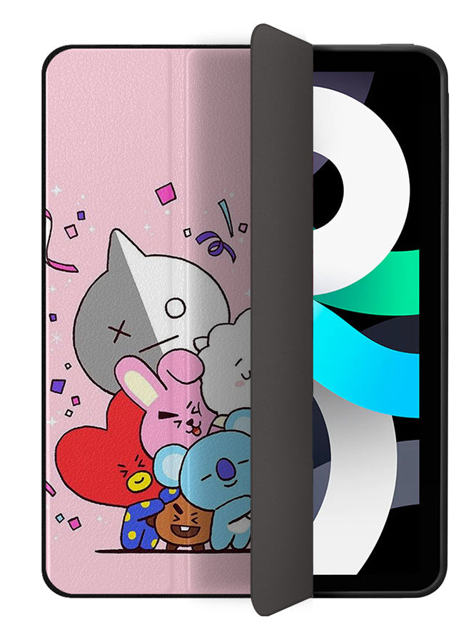 Apple iPad Air 10.9 4th generation Case Cover Bt21 Hug Each Other