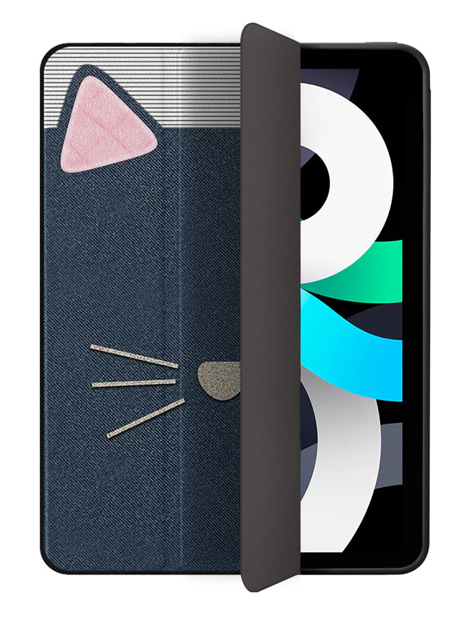 Apple iPad Air 10.9 4th generation Case Cover Cat Leather Pattern