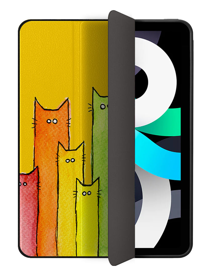Apple iPad Air 10.9 4th generation Case Cover Colorfull Cats Art