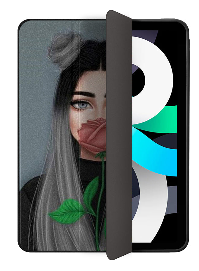 Apple iPad Air 10.9 4th generation Case Cover Cover Mouth With Rose