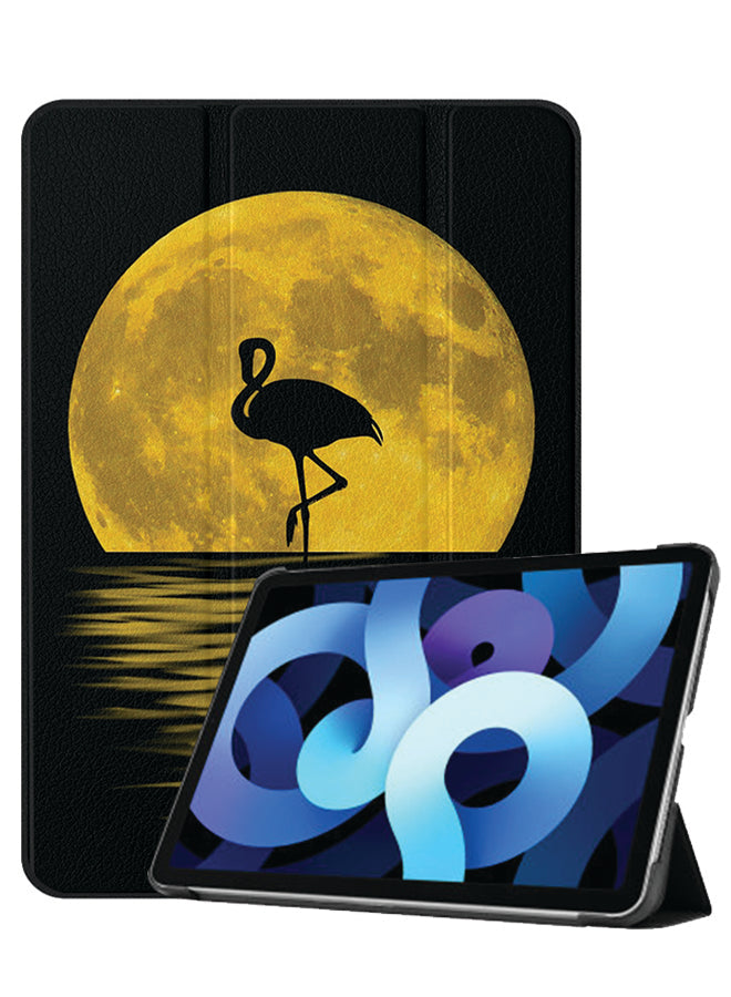 Apple iPad Air 10.9 4th generation Case Cover Flamingo & Moon Art