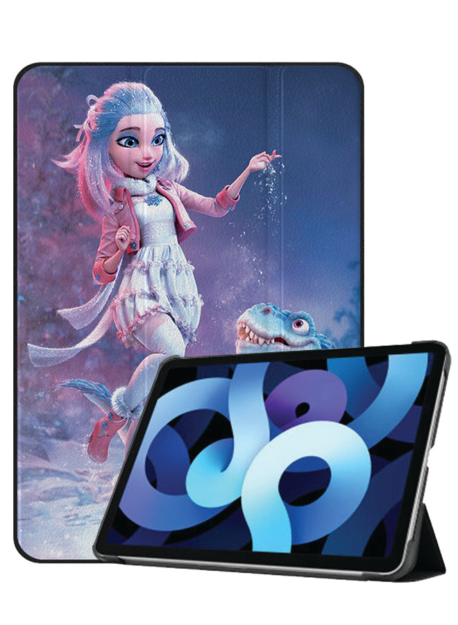 Apple iPad Air 10.9 4th generation Case Cover Girl And Dragon