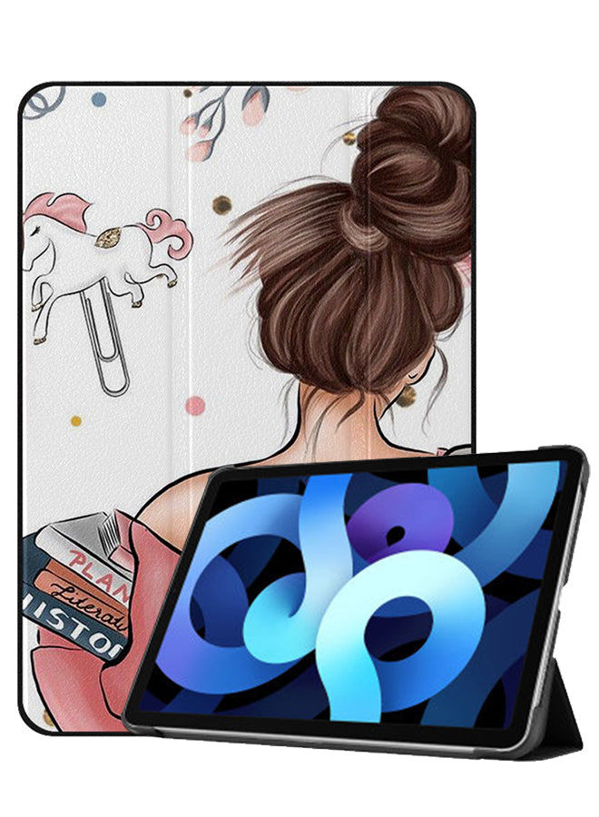 Apple iPad Air 10.9 4th generation Case Cover Girl Holding Books