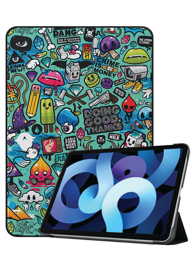 Apple iPad Air 10.9 4th generation Case Cover Kids Doodle