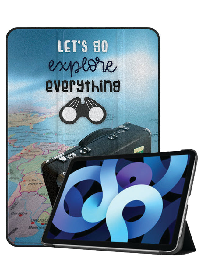 Apple iPad Air 10.9 5th generation Case Cover Lets Go Explore