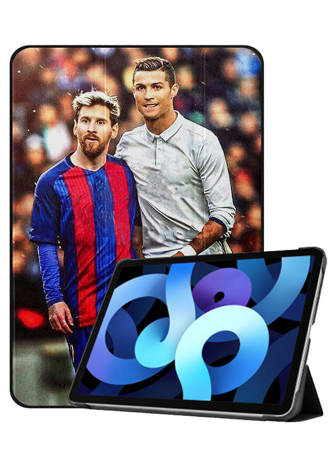 Apple iPad Air 10.9 5th generation Case Cover Messi & Ronaldo
