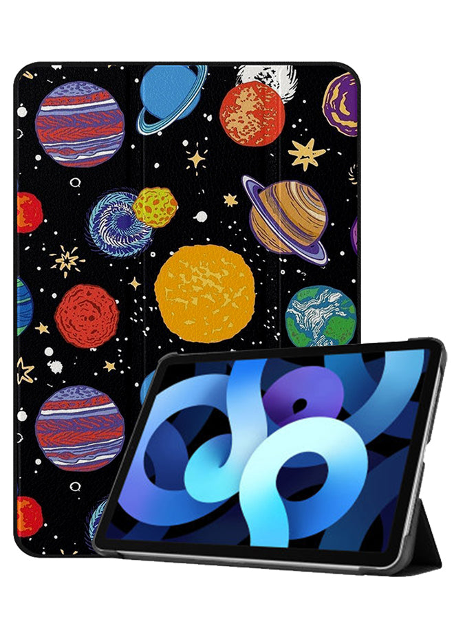 Apple iPad Air 10.9 4th generation Case Cover Multi Color Planets In Space