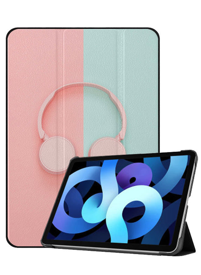 Apple iPad Air 10.9 4th generation Case Cover Pink Head Phone
