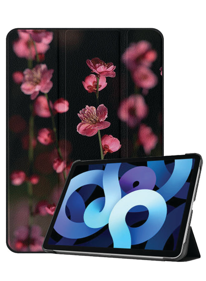 Apple iPad Air 10.9 5th generation Case Cover Pink Small Flowers 2
