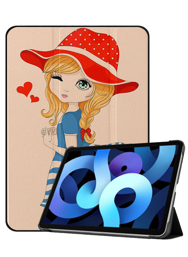 Apple iPad Air 10.9 4th generation Case Cover Pretty Girl Looking Back