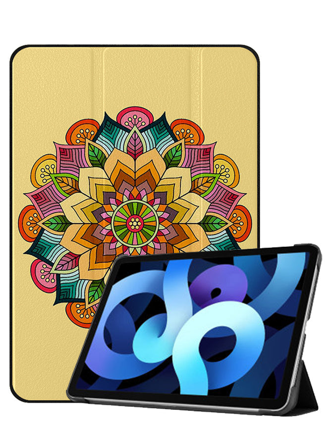 Apple iPad Air 10.9 4th generation Case Cover Round Mandala Pattern