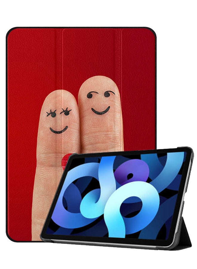 Apple iPad Air 10.9 4th generation Case Cover Two Finger Heart