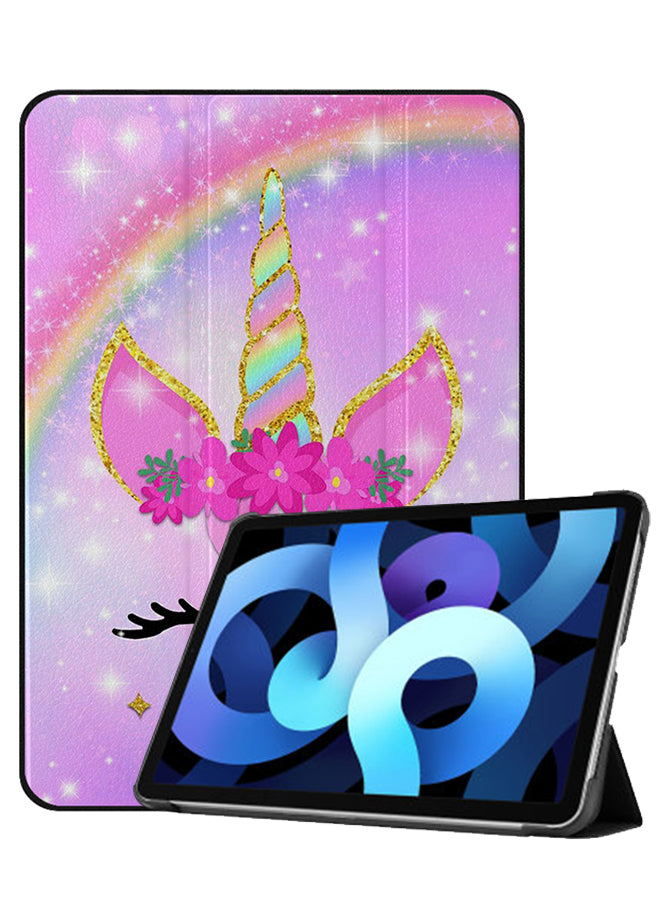 Apple iPad Air 10.9 5th generation Case Cover Unicirn & Rainbow Art
